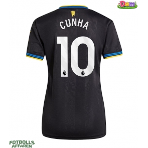 Manchester United Matheus Cunha #10 Tredje Tröja Kvinnor 2025-26 Kortärmad